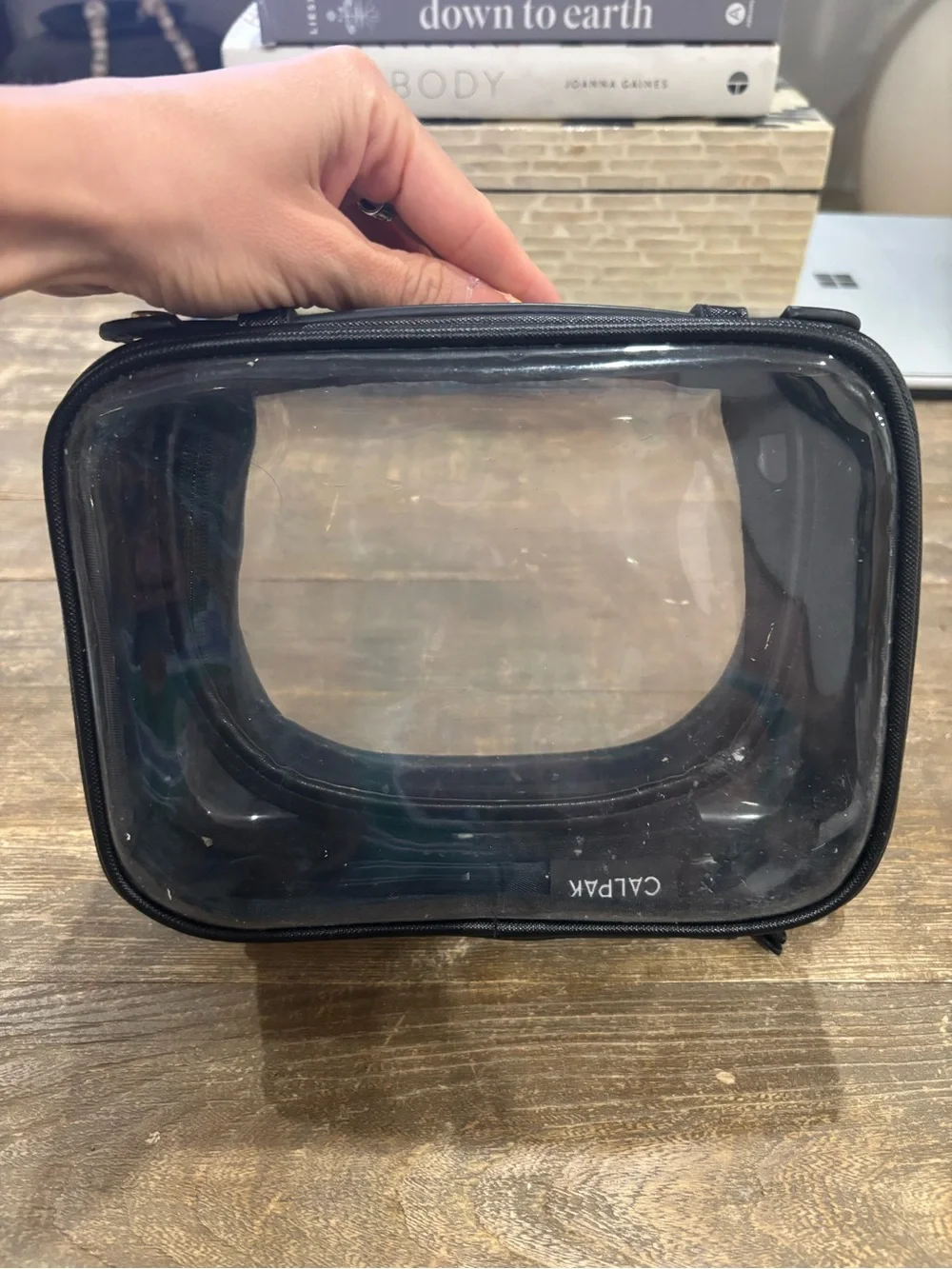 CALPAK Small Clear Cosmetics Case